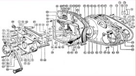 Velocette Gearbox 1 view