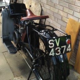 1926 Velocette EL3 tail