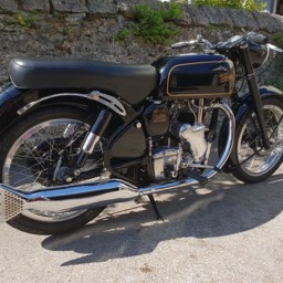 1967 Velocette MSS rear side view