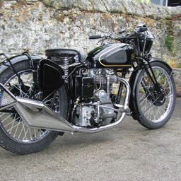 1938 Velocette KSS MkII rear view