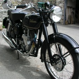 1955 Velocette MAC - front side view