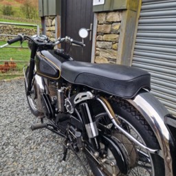 1961 Velocette Venom-  - left side