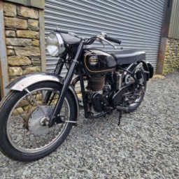 1961 Velocette Venom- fromnt view