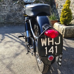 1960 Velocette Venom WHJ 141 - reg plate