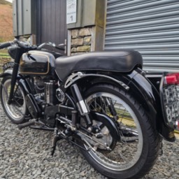 1967 Velocette MSS PJW 849F Rear Side View