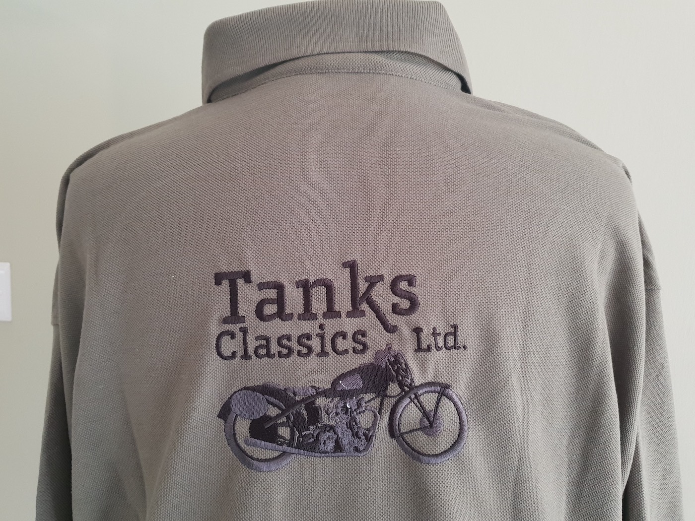 TC01 - Tanks Classics Polo Shirt back view