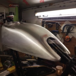 MK 1 KTT Petrol Tank Rear View