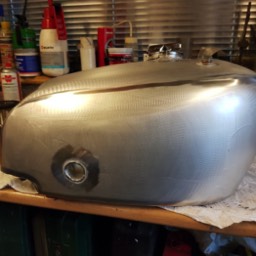 MK VII KTT Petrol Tank Offset View