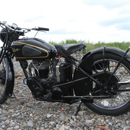 1937 Velocette KSS MkII rear side view