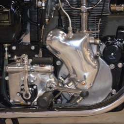 1954 Velocette MSS Engine and Gearbox view close up