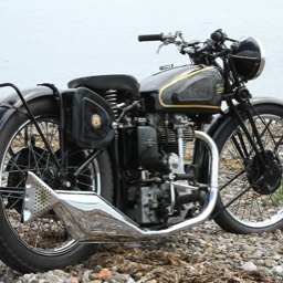 1937 Velocette KSS MkII view 